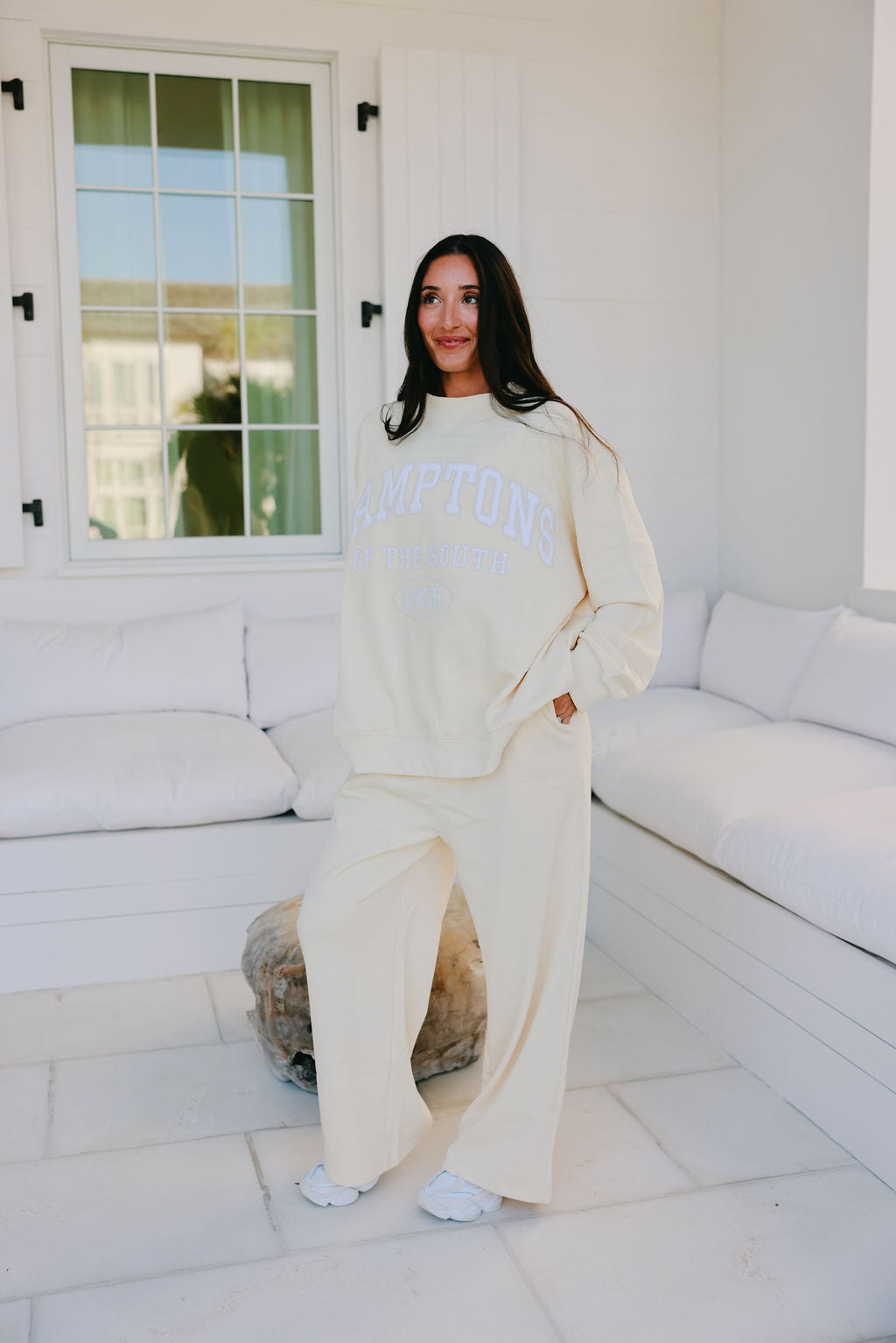 Varsity Crewneck | Butter Yellow