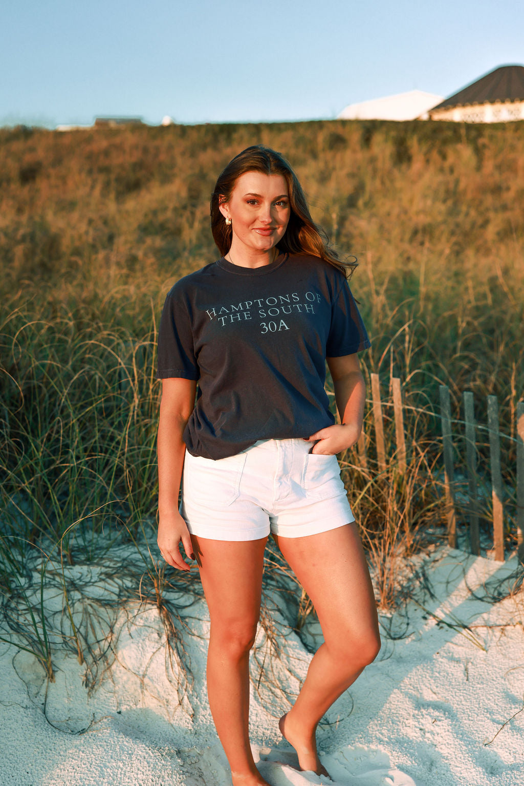 Hamptons of the South Traditional T-Shirt | Navy