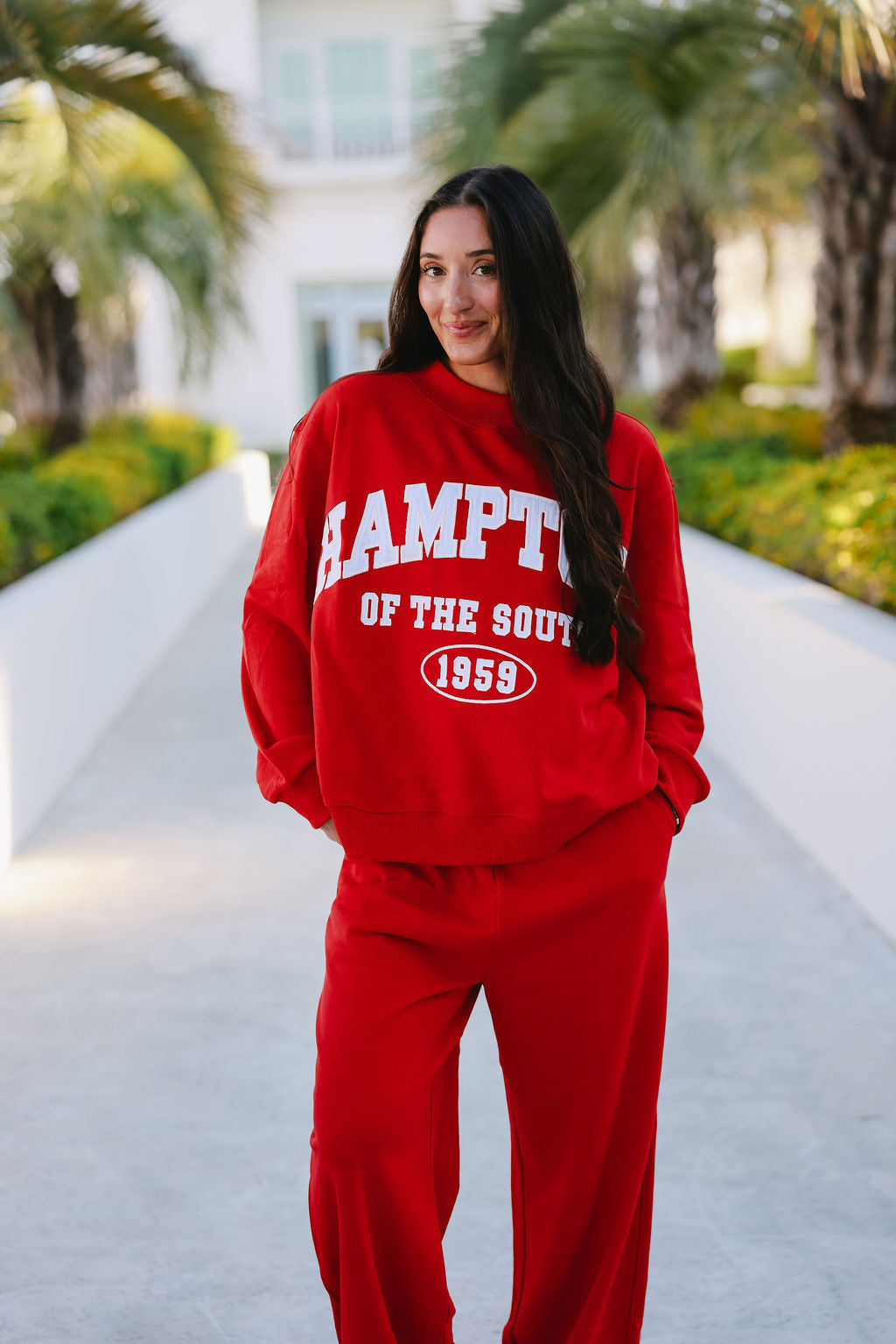 Varsity Crewneck | Red