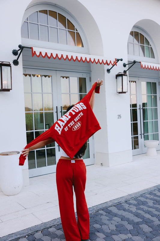 Varsity Pant | Red