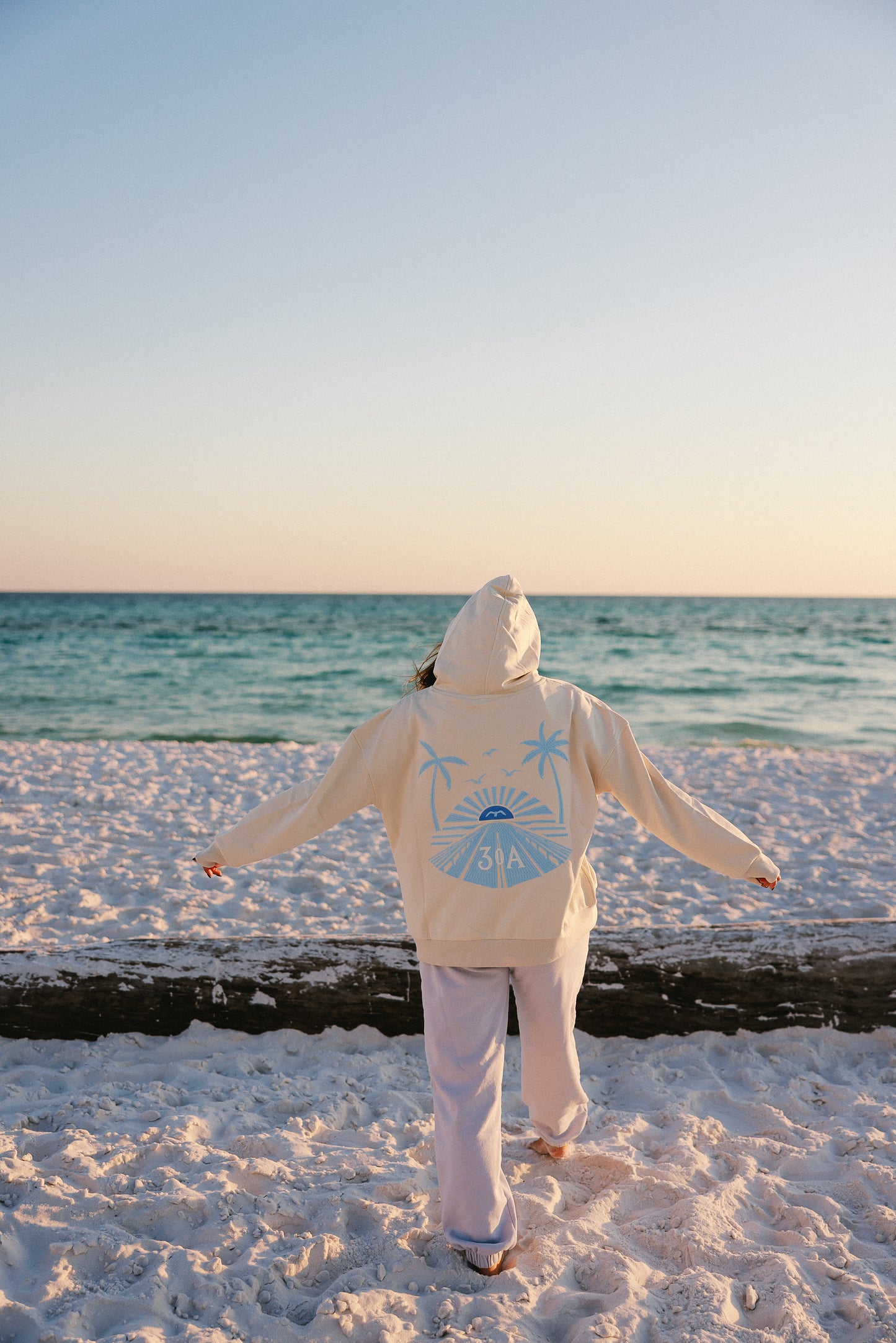 LIMITED EDITION | 30A Traditional Hoodie | Ice Blue