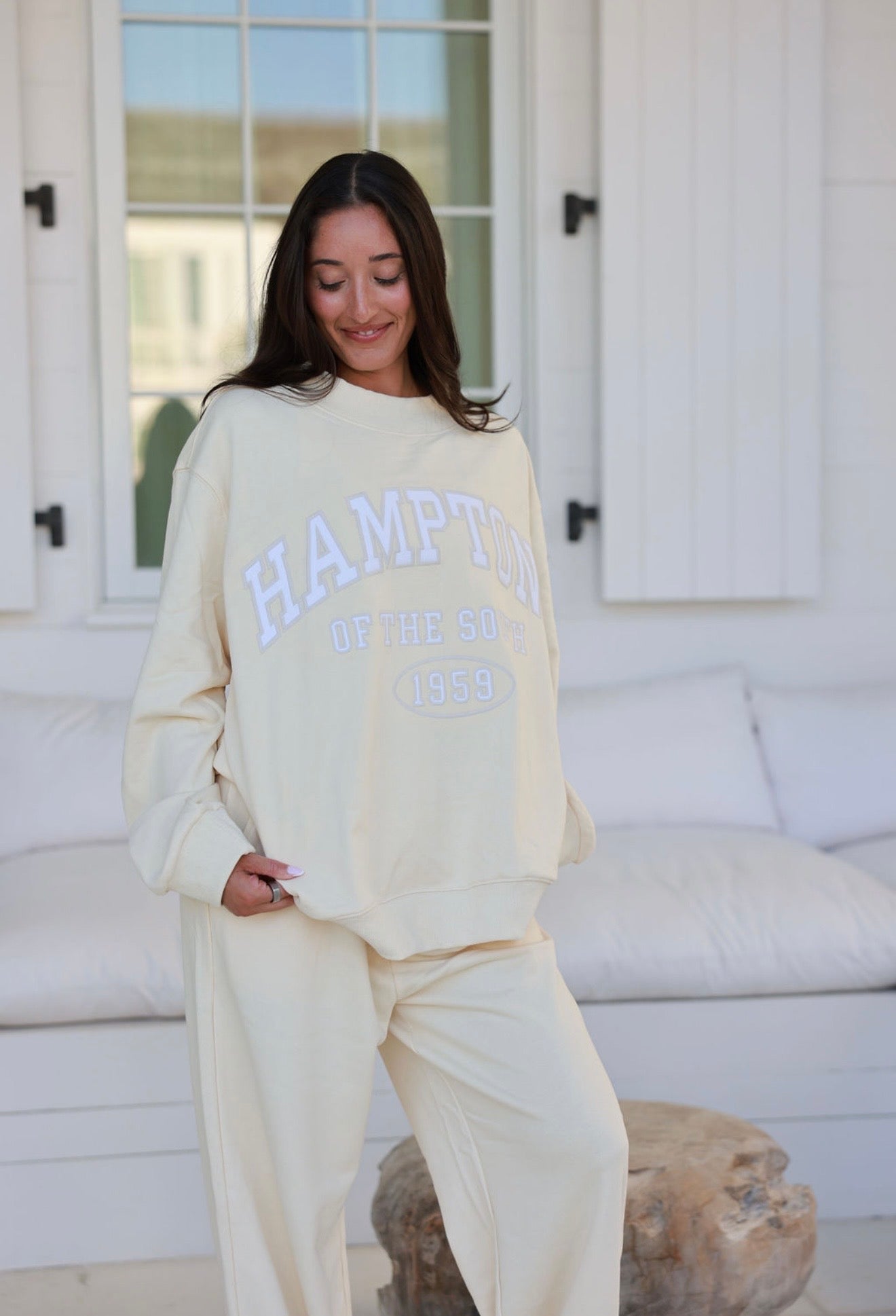 Varsity Pant | Butter Yellow