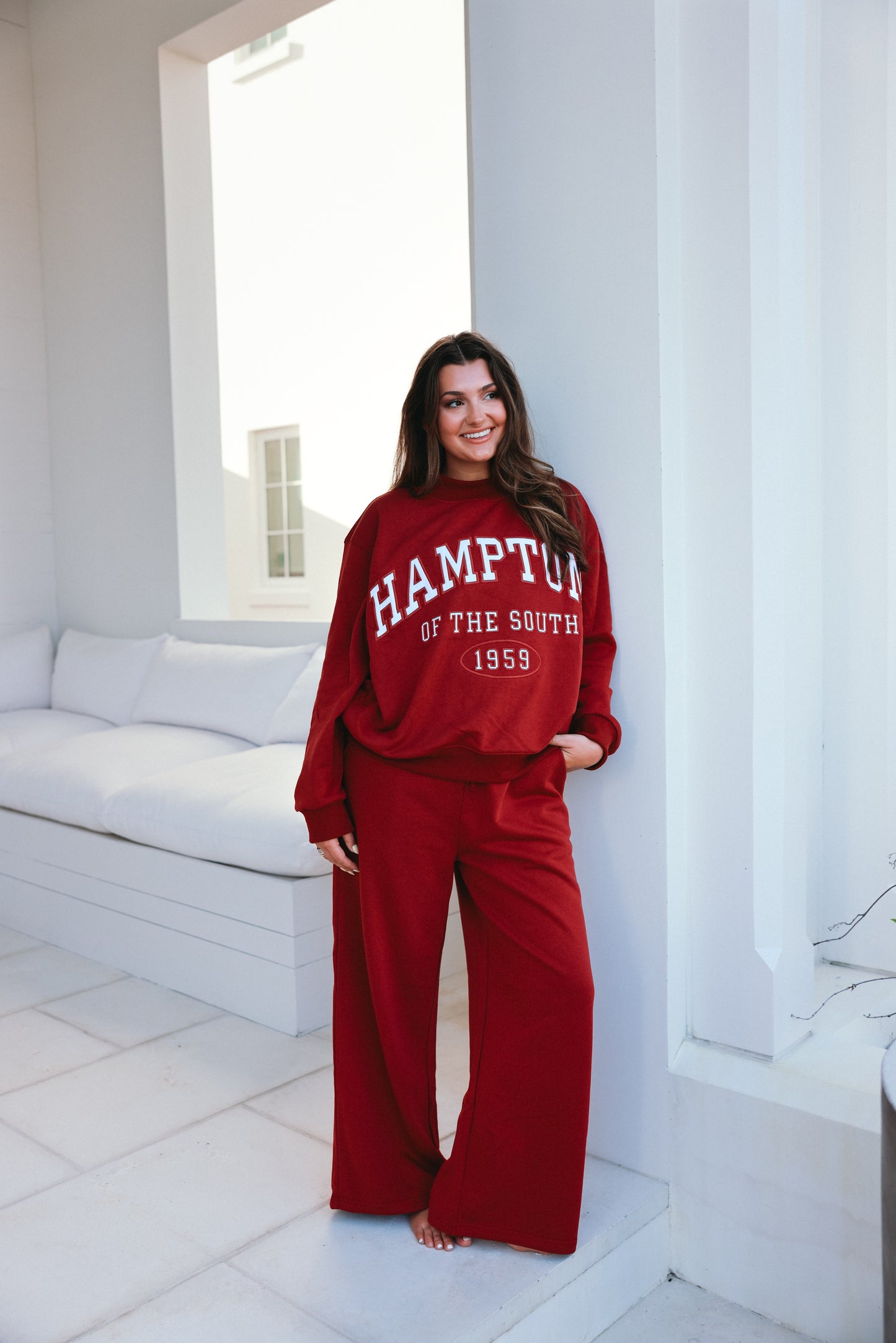 Varsity Pant | Maroon