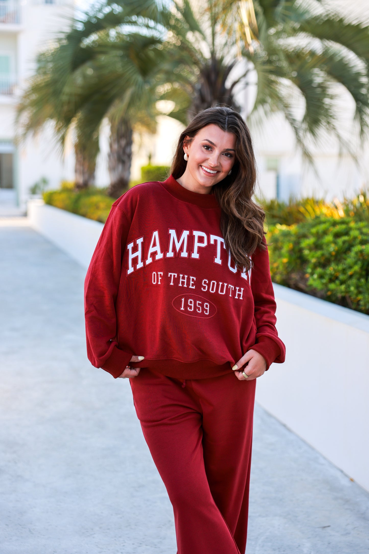 Varsity Crewneck | Maroon