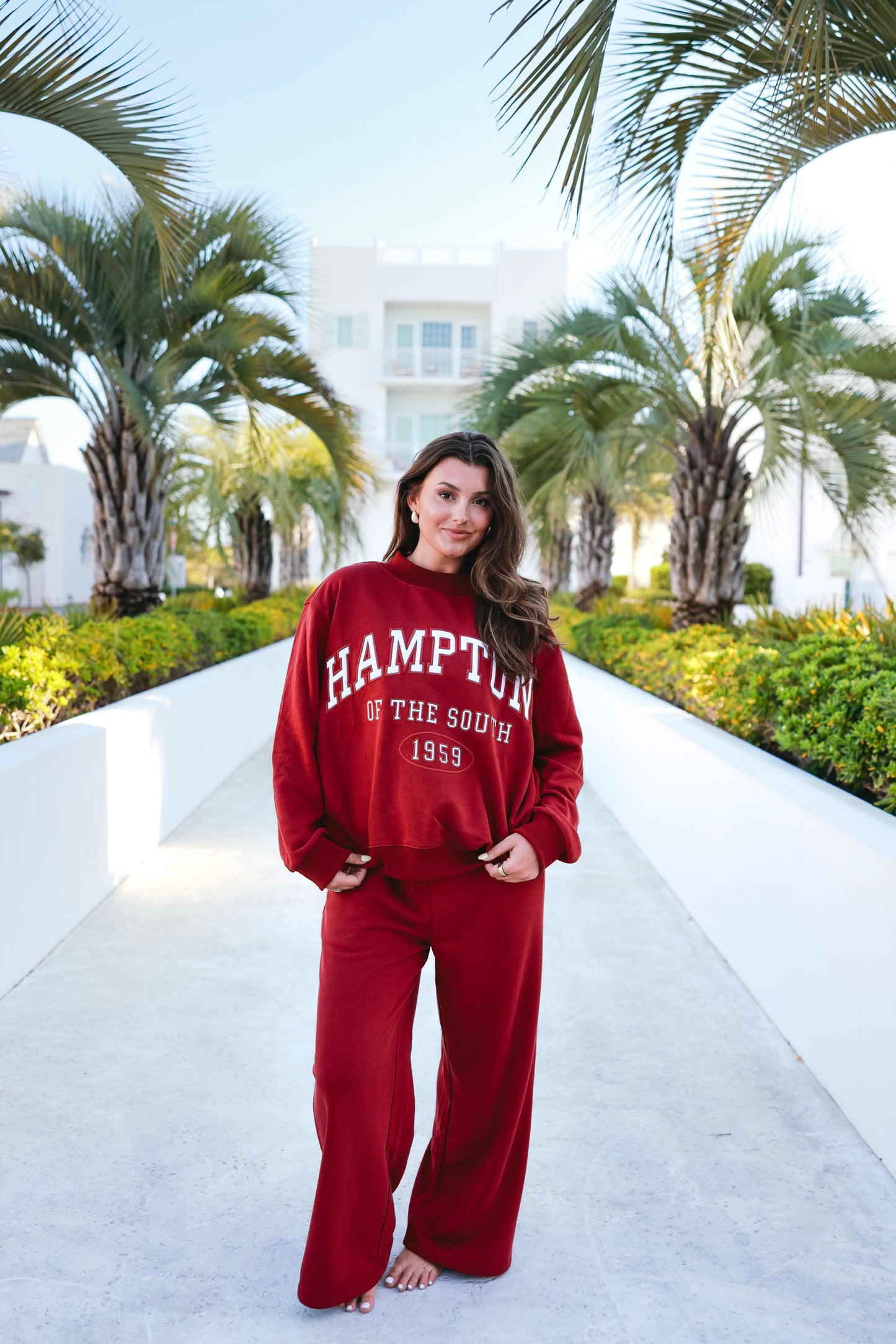 Varsity Crewneck | Maroon