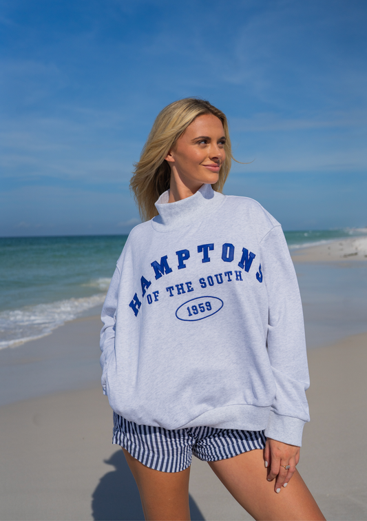 Varsity Crew | Grey/Navy