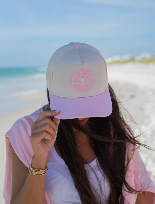 Hamptons of the South | Canvas Hat Bubblegum
