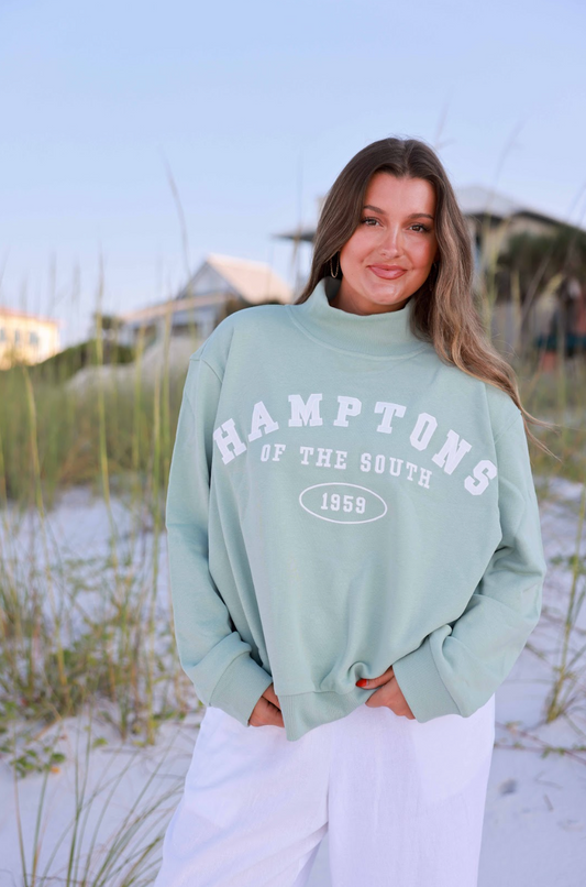 Varsity Crew | Seafoam Green